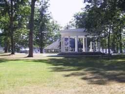 Recreation Park bandstand and carousel