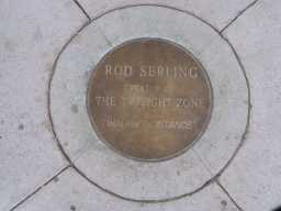 Rod Serling memorial plaque
